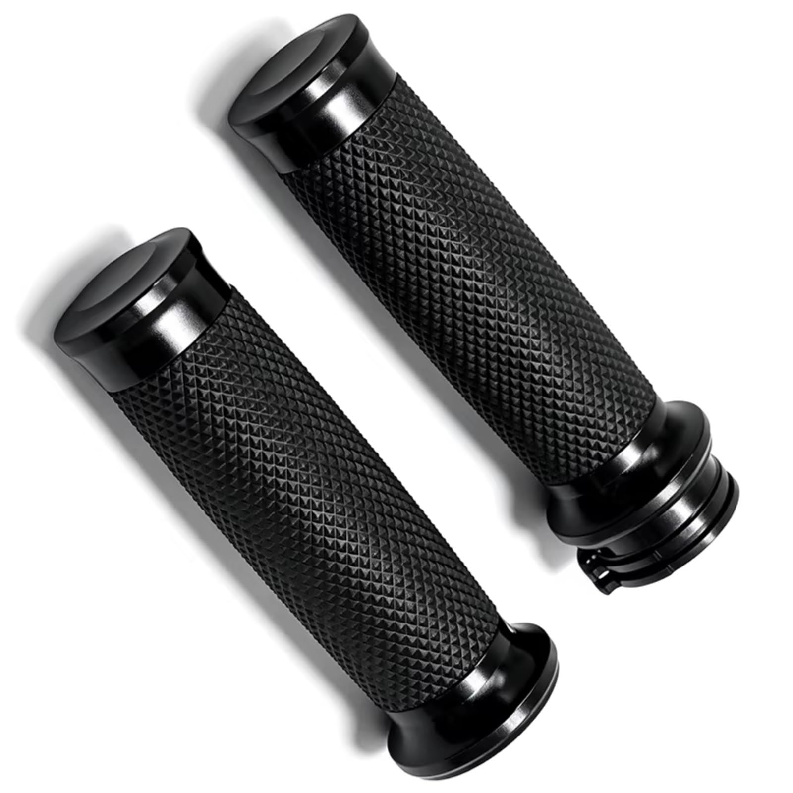 Funda Agarre Motocicleta Mangas Antivibración Para Touring 1996-2007 Fundas manillar moto | Cubierta de agarre para manillar de motocicleta, mangas antivibración, 1 pulgada, 25mm(Black)