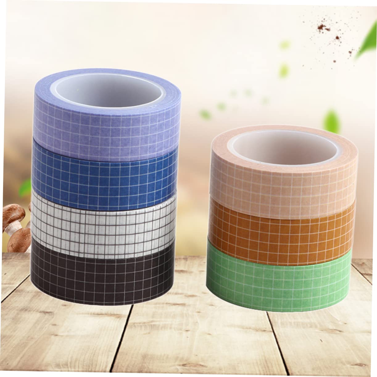 SHINEOFI 21stücke Teiliges Aus Bunten Gitter-papierklebebändern Dekorative Washi-tapes Für Scrapbooking Journaling Und Kreative Bastelprojekte Für Schule Und Bürobedarf