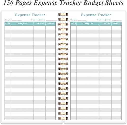 Miniatura 3 de Planificador de presupuesto  Rastreador de presupuesto de gastos A6, libro de presupuesto para libro mayor, organizador de dinero para cartera, 3.75