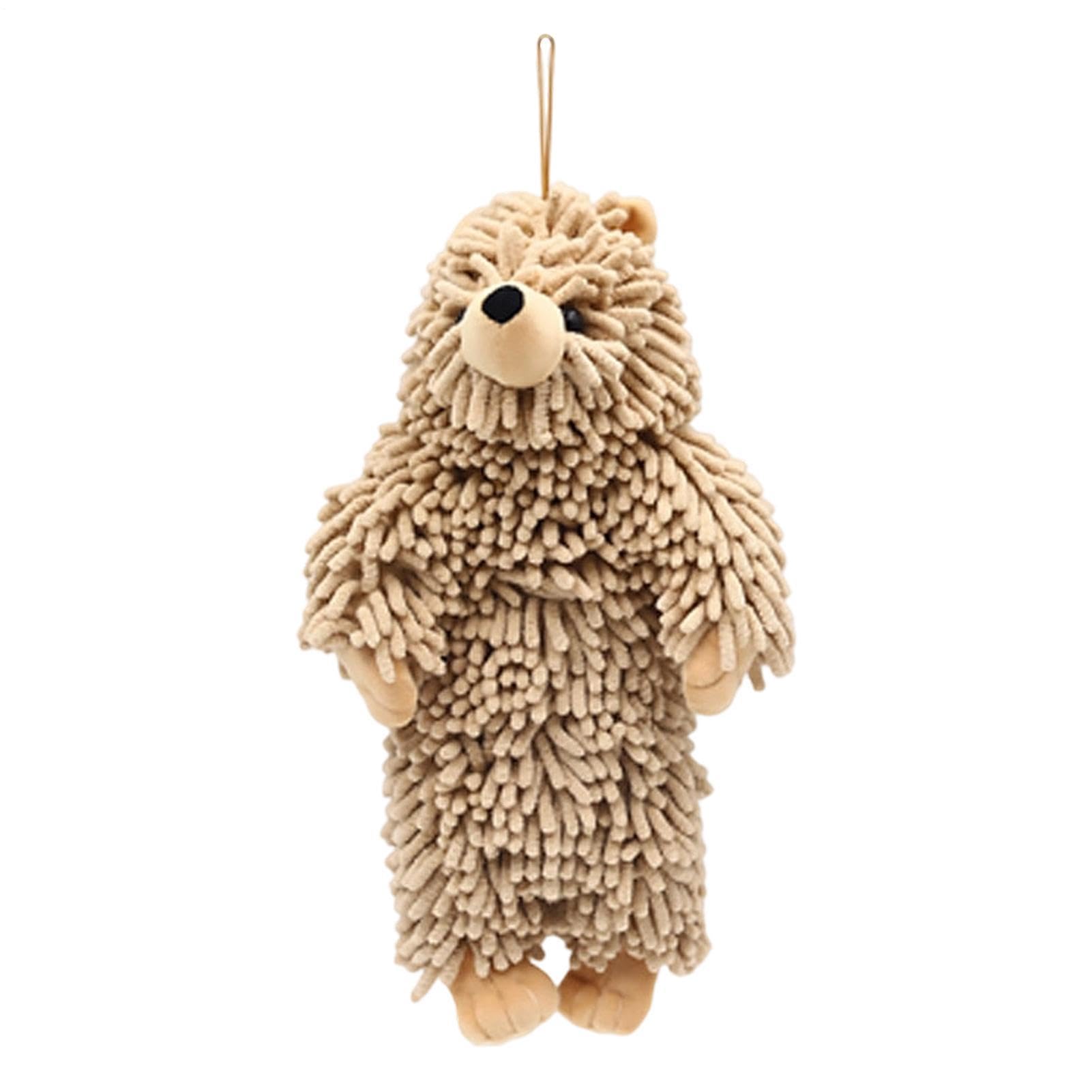 Toalla de felpa premium en chenilla suave con tierno diseño de oso