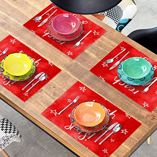 Set de table antidérapant lot de 6 pour protéger votre table - 8