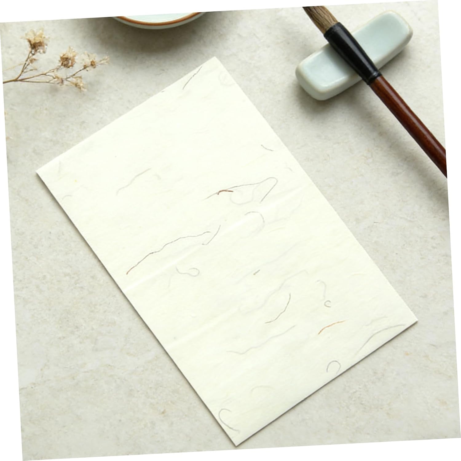 ADOCARN 40sheet Delicate Xuan Paper for Chinese Calligraphy Premium Rice Paper for Drawing for Home and School Use for Beginners and Calligraphy
