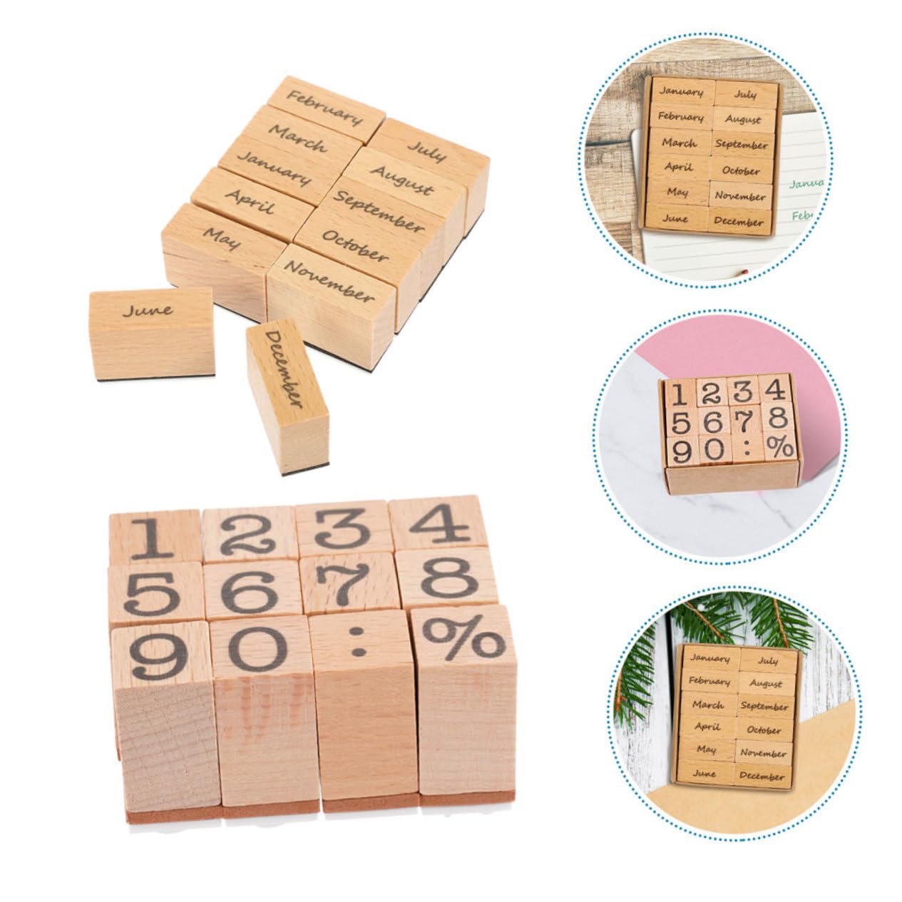 Housoutil 10 Set Di Timbri In Legno Per Diario Data Planner Decorazioni Retrò Scrapbooking Timbri Per Scrapbooking Timbri Fai Da Te Timbri In Legno Per Artigianato Timbri In Gomma