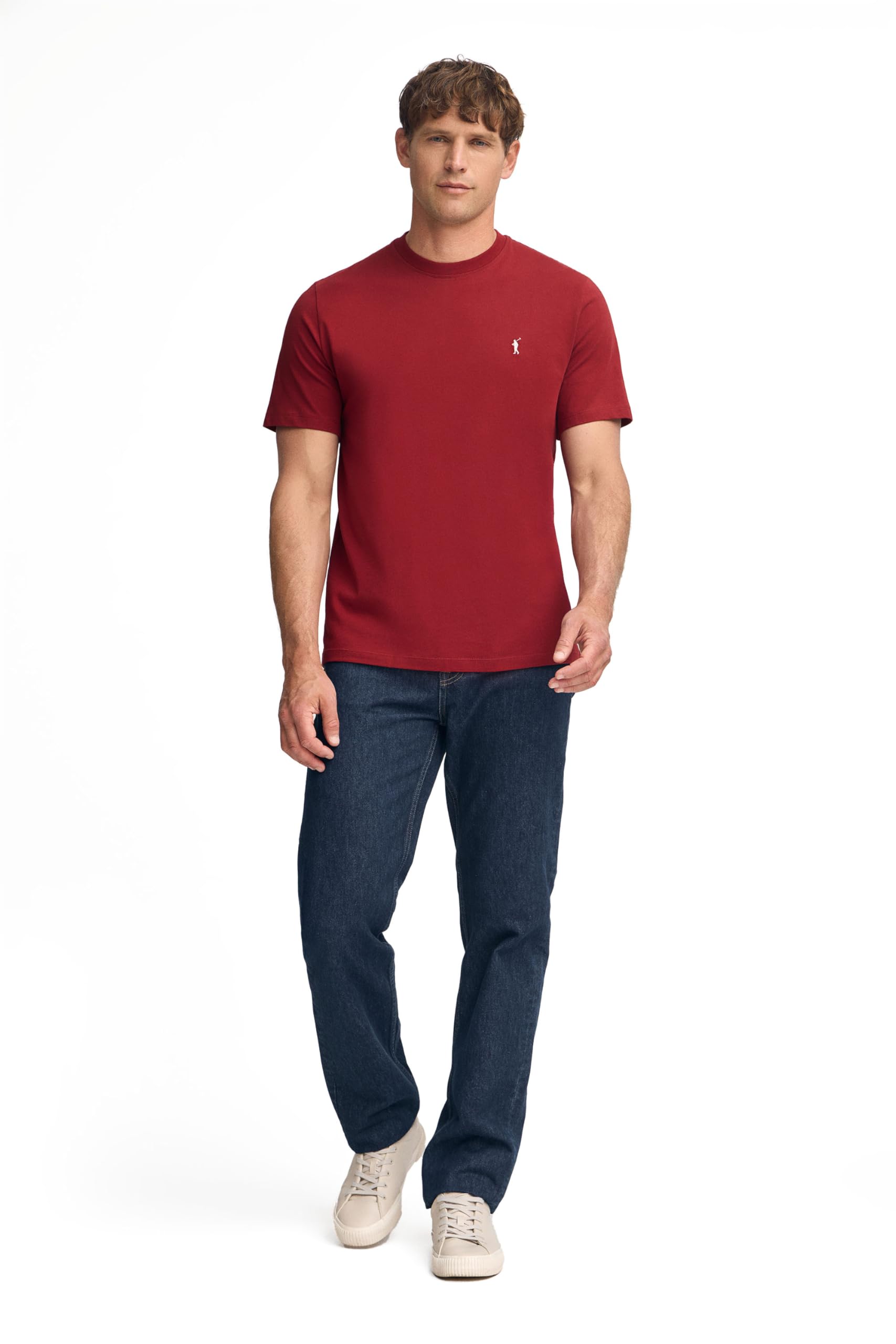 Polo Club Maglietta Basic Cotone con Logo Ricamato Uomo - T-Shirt for Men