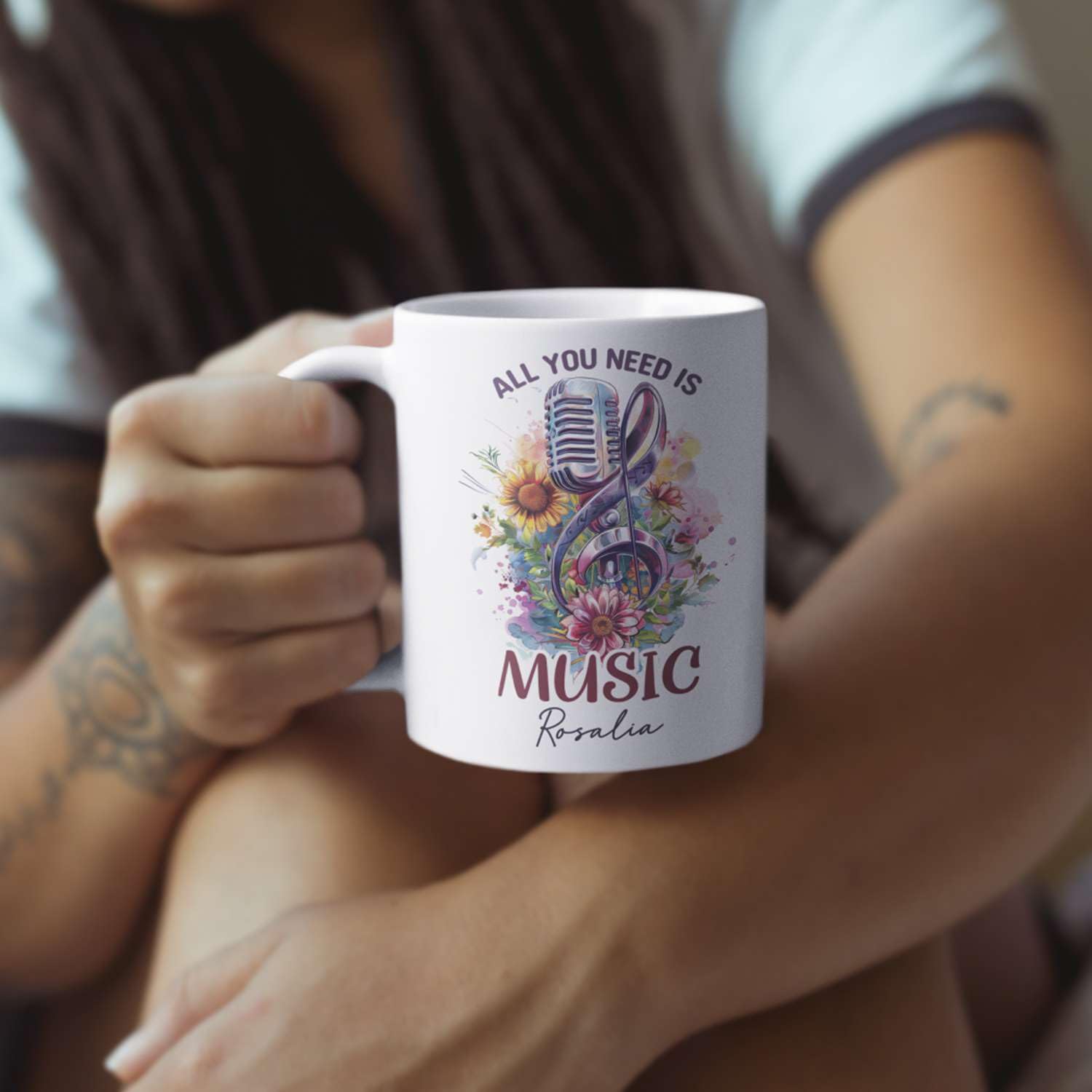 Amazon.com: Custom Music Themed Ceramic Cup 11oz 15oz, Customized