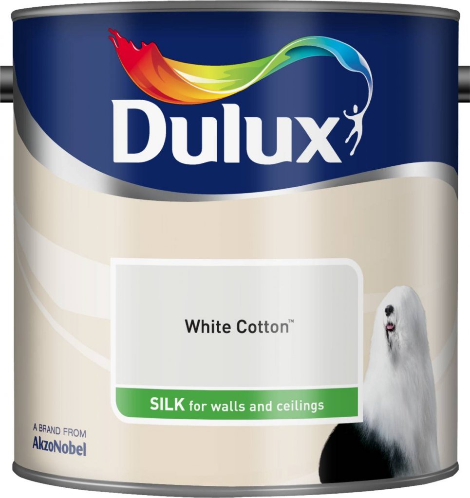 Dulux Silk 2.5L White Cotton