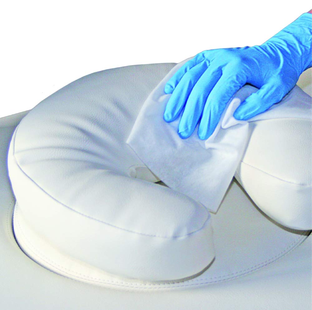 Reinigungstuch M-Wipes aus Spunlace | Weiß | Vliesrollen im Spendereimer | Wischtuch | Reinigung & Hygiene | 17x25 cm | ca. 200 Abrisse | 2 Rollen + 2 Eimer