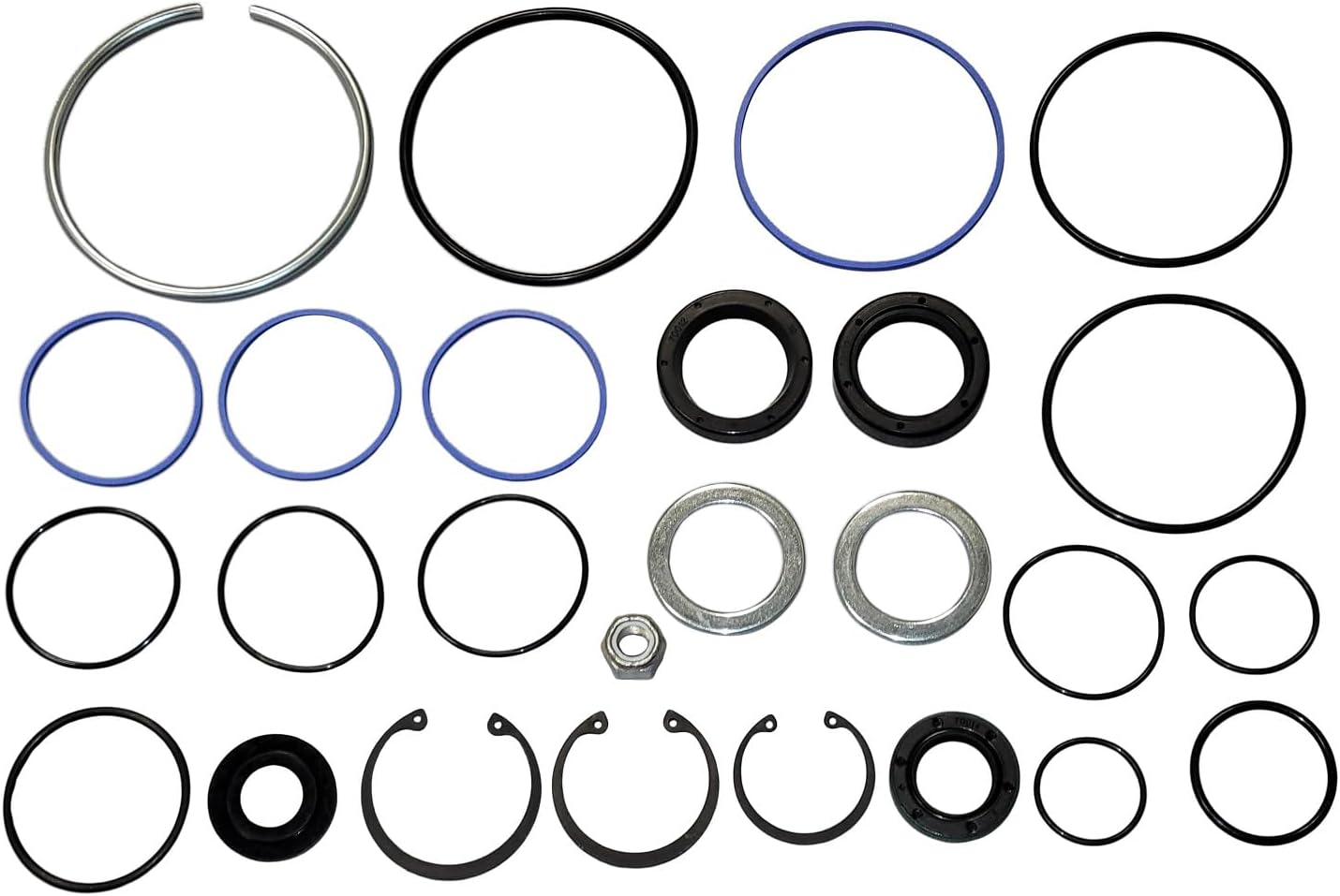 Power Steering Seals - Precision Fit Power Steering Gearbox Seal Kit | O-Ring and Sealing Kit for 1968-1978 Chevrolet C10, C20, C30, Caprice, and More | Complete Steering Parts Seal Replacement