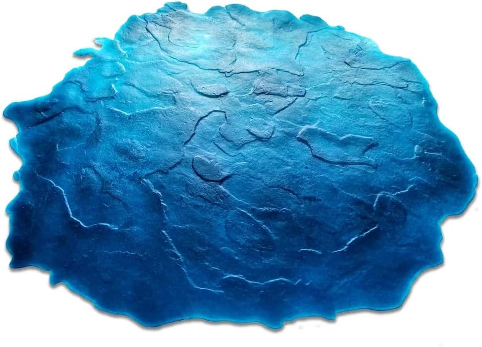 Polyurethane Mat Stamp "DECORATIVE PLASTER" for floor finishes, horizontal and vertical print on Concrete and Cement, Form 23.62 х 23.62 Inches