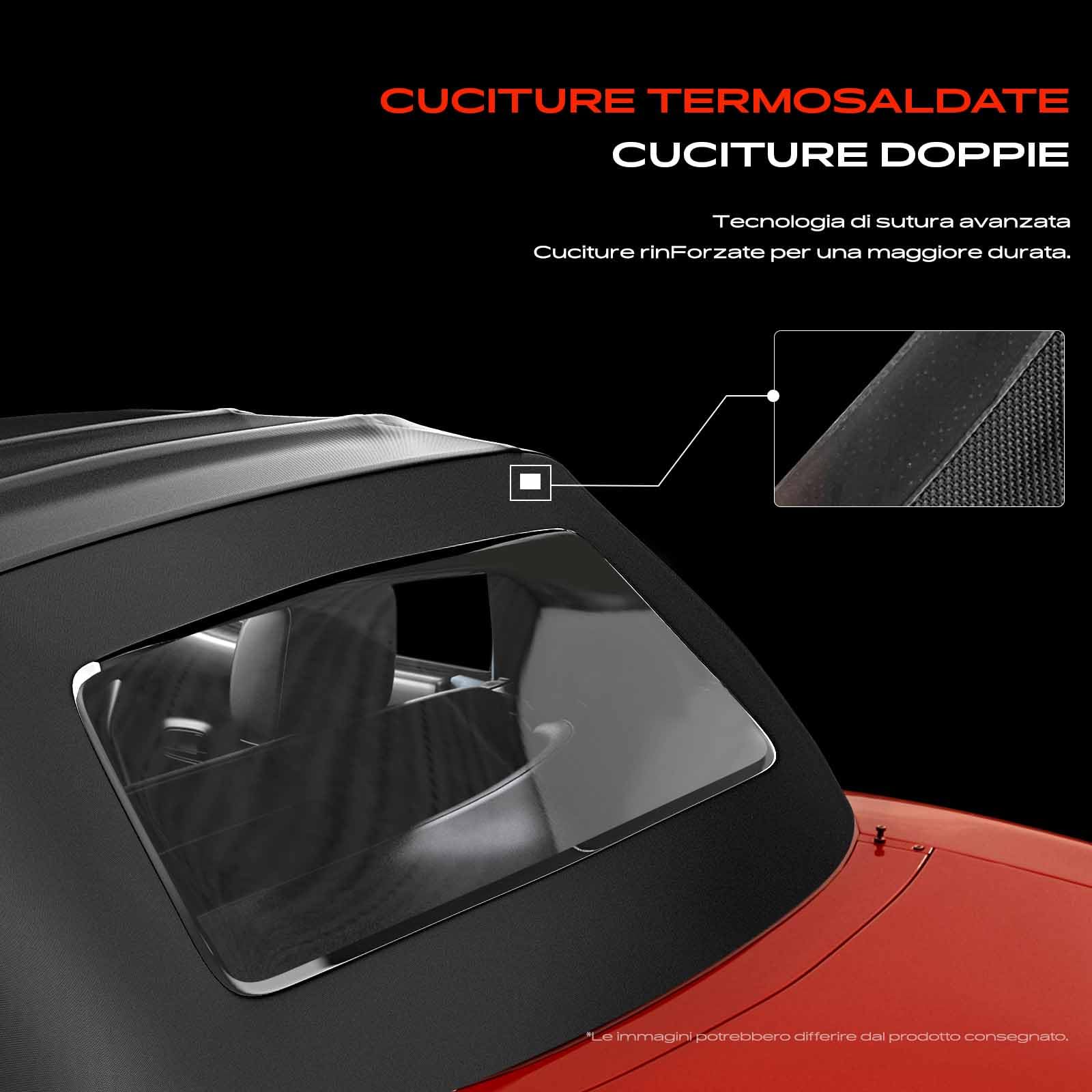 Frankberg Capote soft top Compatibile con New Beetle Cabriolet 1Y7 1.9 TDI 1.8 T 2.0 2.5 2002-2010 Cabriolet Replace# VW4403V,1005BEE055