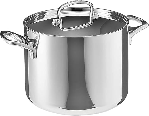 Miniatura 3 de Cuisinart French Classic MCP19-16N - Olla clásica de acero inoxidable de 6 cuartos de galón con cubierta y cacerola multiclad Pro triple capa de 1.5