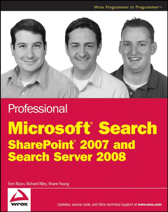 Buy Professional Microsoft Search: SharePoint 2007 and Search Server 2008 — BookShops.in