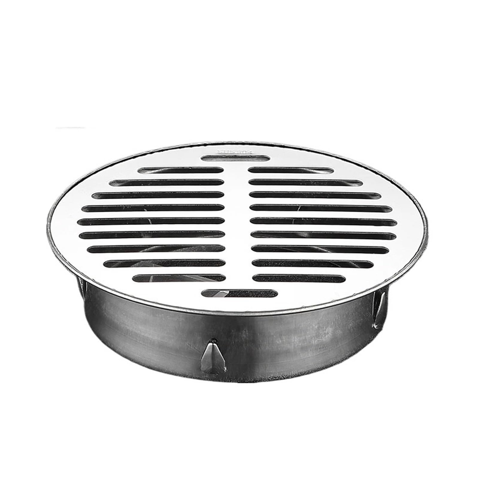 Stainless Steel Drain Cover Stainless Steel Bathroom Drain Cover Hair Catcher Balcony Drainage Stopper Plug for Shower(125mm)