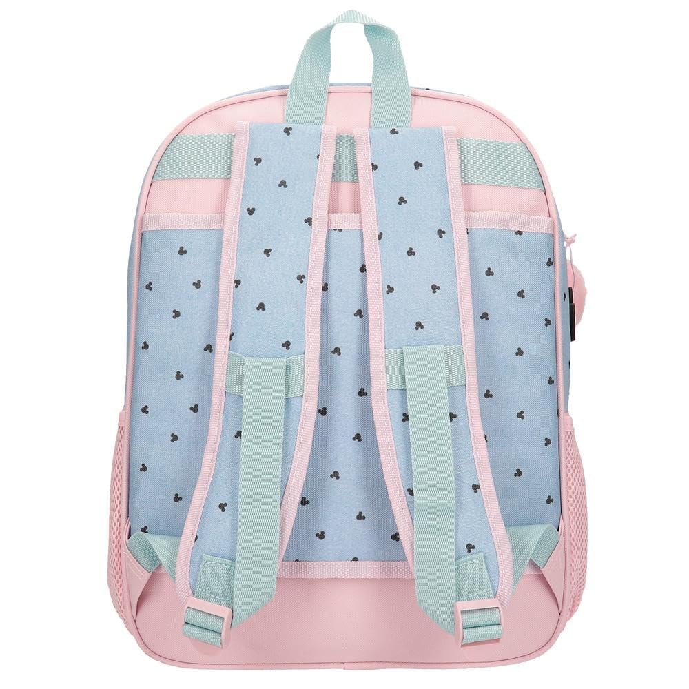 Joumma Disney Minnie American Darling Plecak szkolny Niebieski 30x38x12 cms Poliester 13,68L, niebieski, plecak szkolny