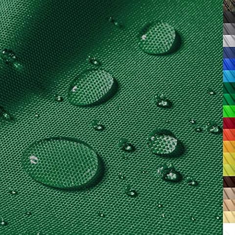 1buy3 "Discovery Wasserdichter Polyester Stoff | 3040 mm Wassersäule | Farbe 13 | Dunkelgrün | Polyester Stoff 160cm breit Meterware wasserdicht Outdoor extrem reissfest Cover