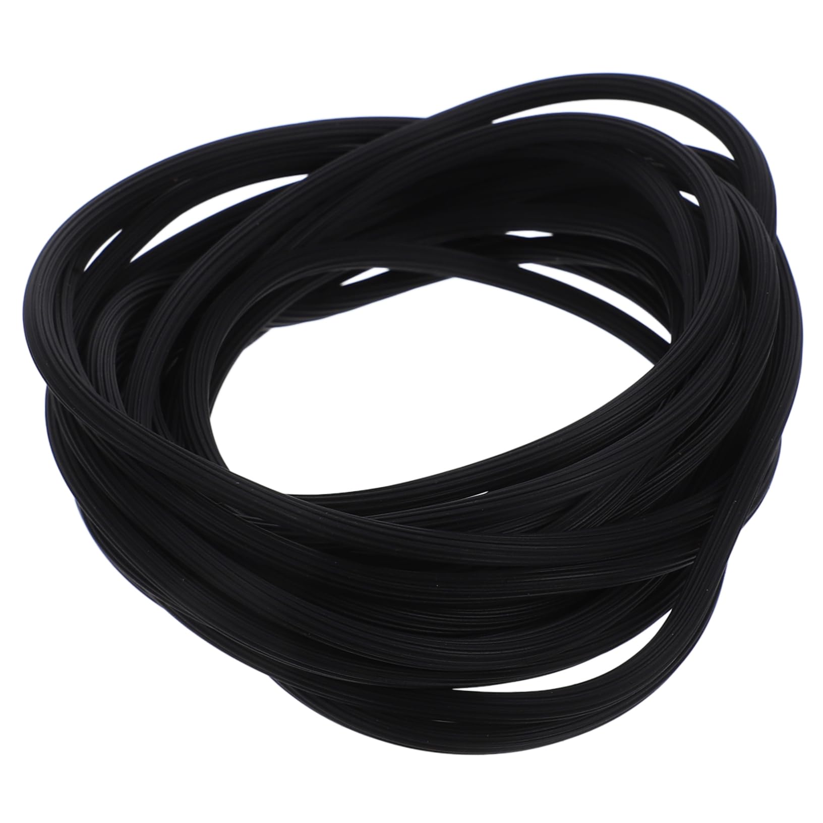 jojofuny Striscia di Tenuta in Pvc per Finestre Nera, Resistente alla Polvere e Leggera, Accessorio per Ferramenta e Riparazione Schermature di Finestre