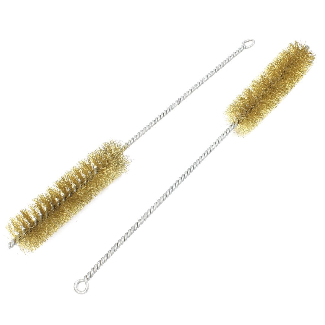 Aexit 2 (Construction hardware) Pcs 30mm Diameter Brass Wire Tube Brush Cleaning Tool (41ry388qf125) 30cm Length