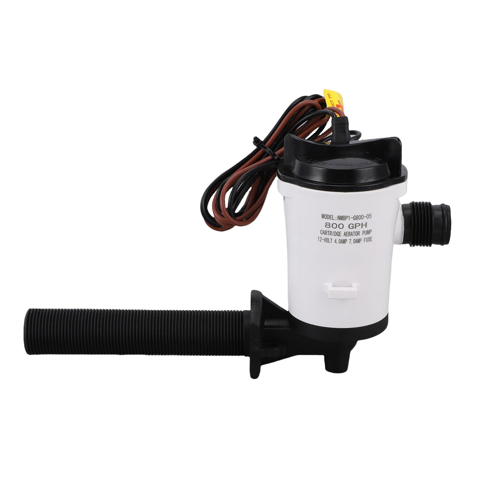 Aérateur Submersible de Pompe de Vivier de 800GPH pour le Matériel D'abs Durable de Réservoir D'économie de Poisson approprié à L'usage Marin