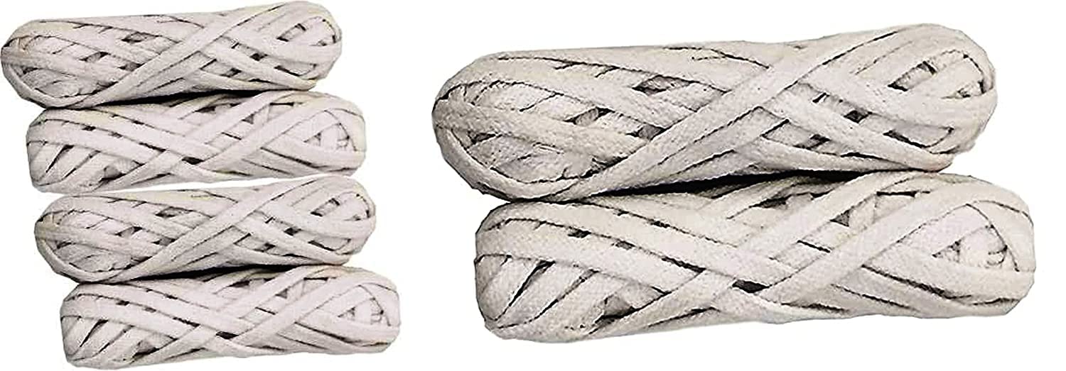 On Blow Cotton Flat Nada/Pyjama Dori Strings (Pack of 6) Off White (3 Meters)