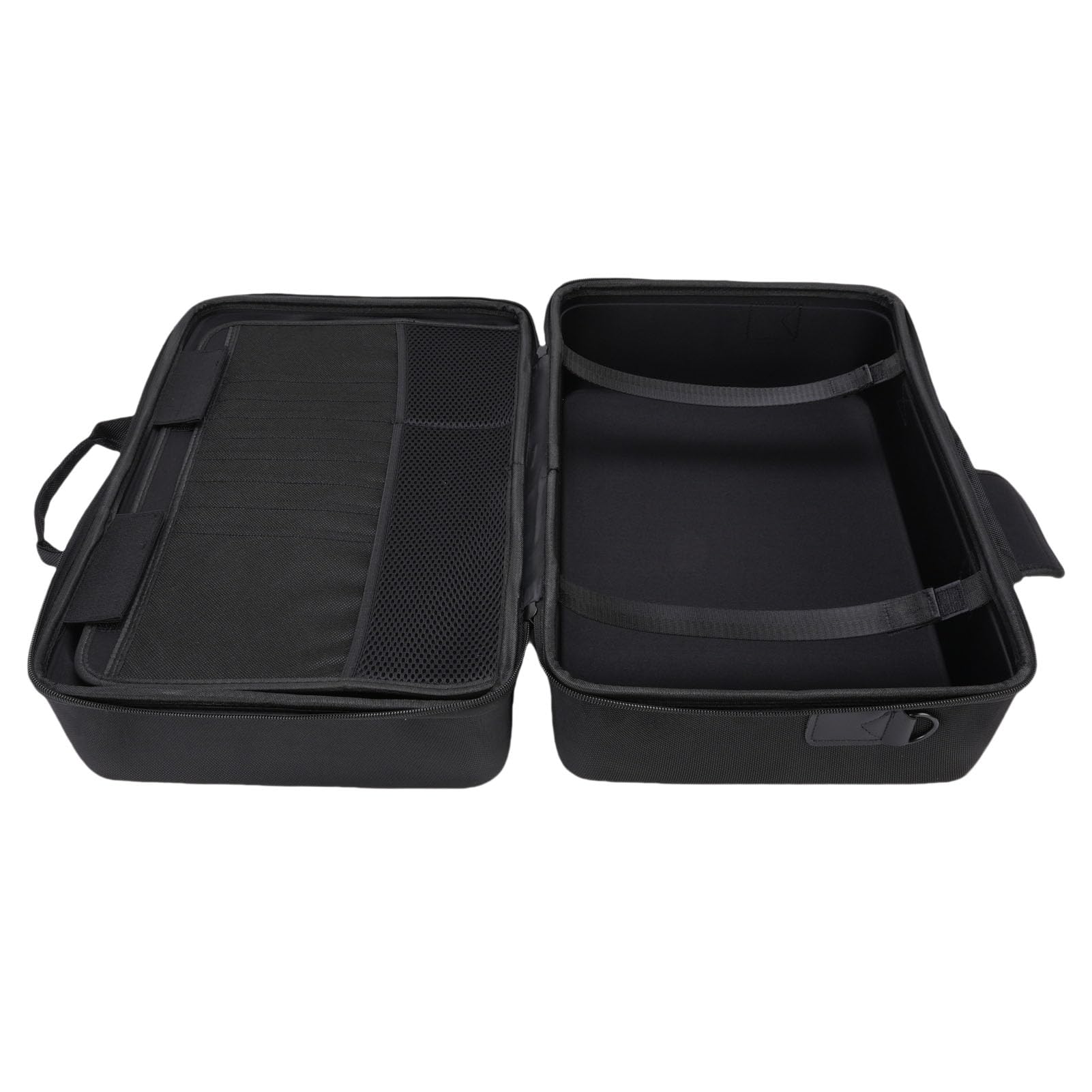 Acouto Funda de Transporte Rígida para Consola Controlador de Gran Capacidad Bolsa Protectora de Viaje para Auriculares Base Vertical Cables USB Gris Con Funda Elástica Desi Consola Rígida (#12)