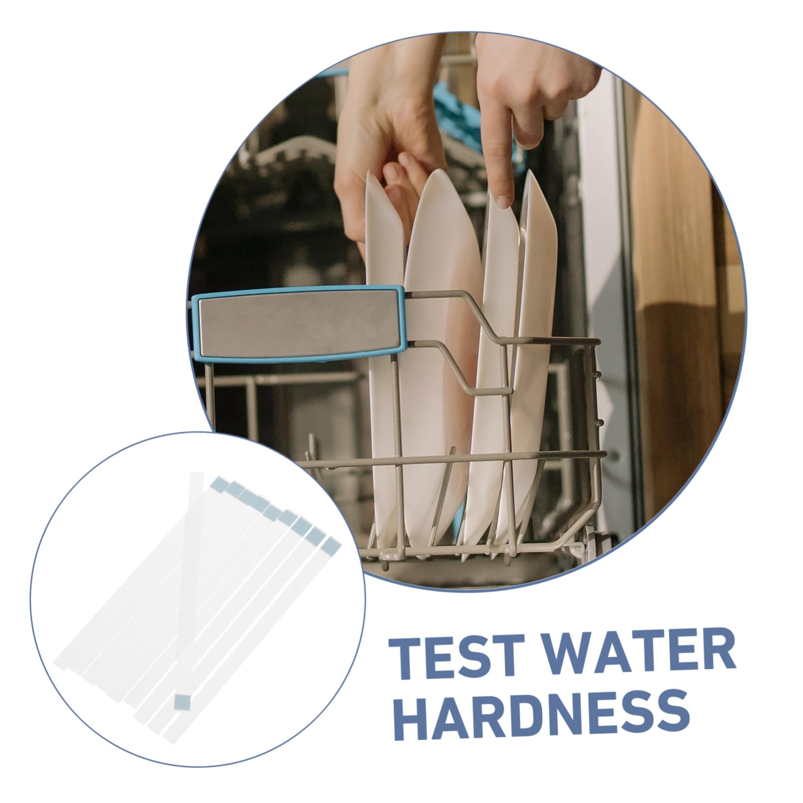 PRETYZOOM 5 Set Carta di Prova della qualità dell'Acqua Carta per Il Test dell'Acqua Prova Cartacea Strisce Reattive per Acqua Dolce Kit per Il Test dell'Acqua Dell'acquario 10 Pezzi*5