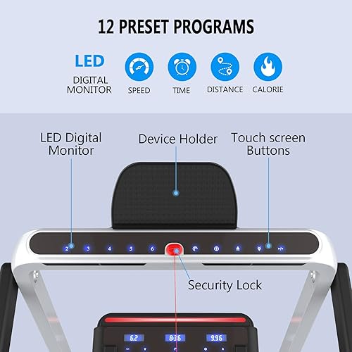 Miniatura 3 de Caminadora para caminar debajo del escritorio, caminadora para caminar, correr, máquina para el hogar y la oficina