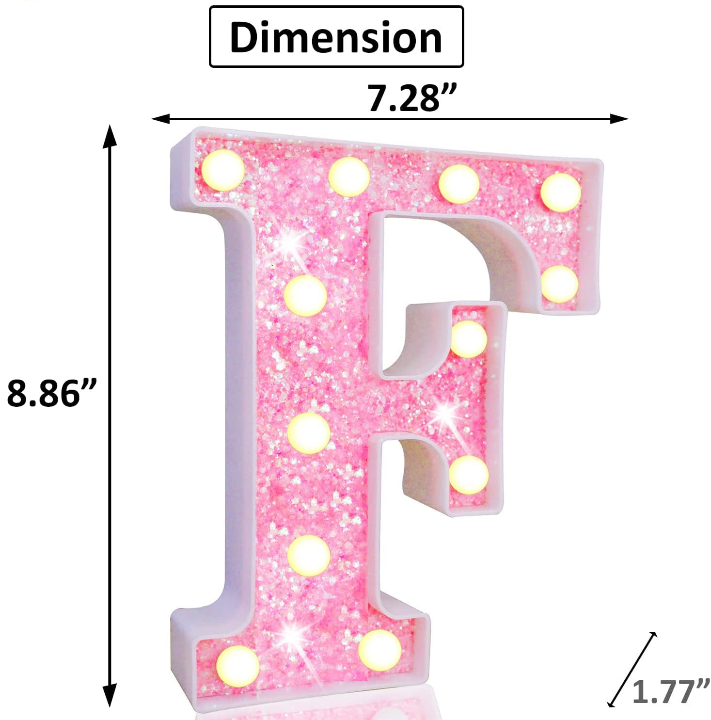 Luces De Letra Rosa Letra E Desenho Rosa