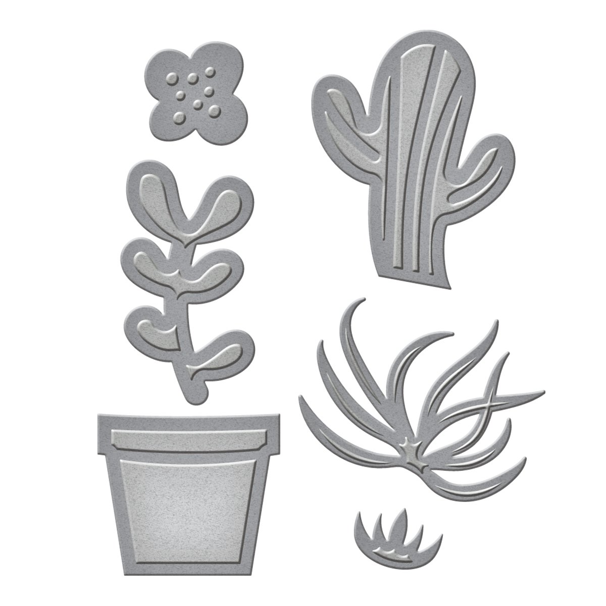 SpellbindersSpellbinders Shapeabilities Die D-Lites-Succulent Garden, 0.25x8.89x17.78 cm