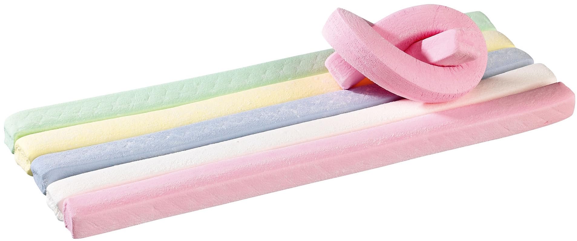 AUZIER CHABERNAC - Guimauve - Confiserie de Tradition - Lanières aux arômes naturels, style fête foraine : (Lanières Fantaisie boite 22 lanières Tutti Frutti 700g. Lot de 1.)