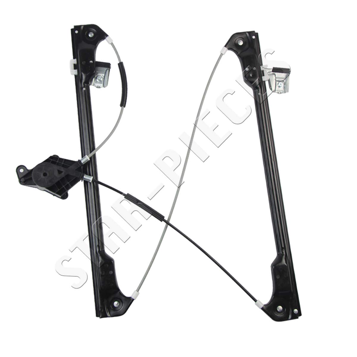 STARKIT PERFORMANCE Elevalunas compatible para Volkswagen T5 (2003-2015) DELANTERO IZQUIERDO (conductor) 7H0837753B, 7H0837753C