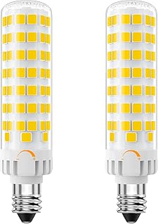 E11 LED Bulb Dimmable, JDE11 120V 100W Halogen Equivalent, T3/T4 Mini Candelabra Base, 4000K Natural White, 10W 1000 Lumen E11 Bulbs for Ceiling Fans, Chandeliers, Cabinet Lighting, 2 Pack