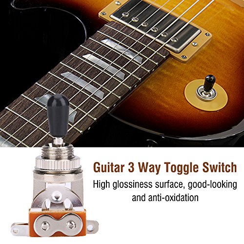 Interruptor de palanca de 3 vías para guitarra, selector de pastillas