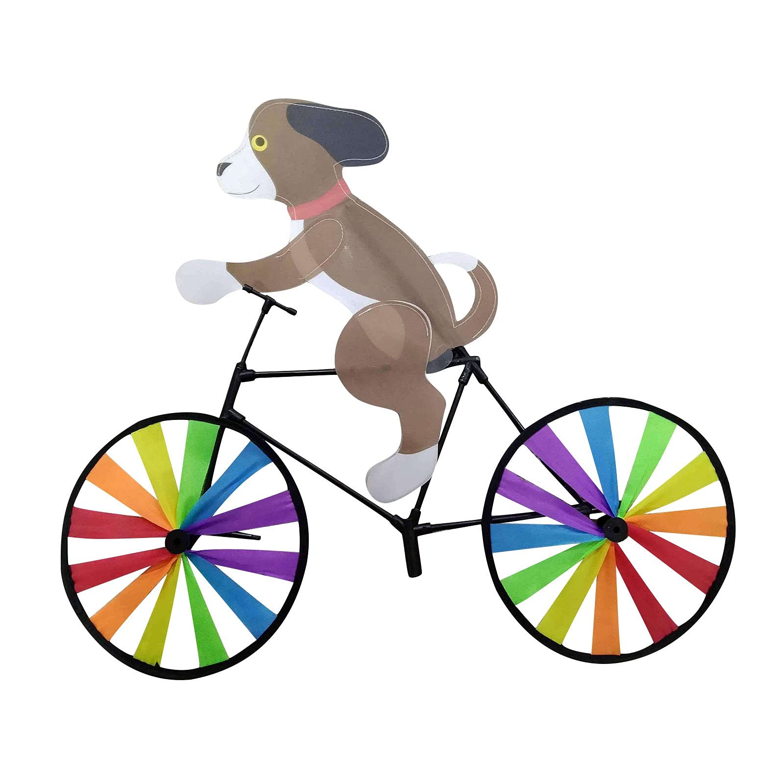 Girandola A Vento A Forma Di Gatto In Metallo - Decorazione Per Giardino O Bicicletta | Divertente E Colorata