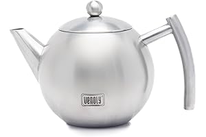 Exceptional Stainless Steel Tea Pot: The Perfect Choice for Loose Leaf and Tea Bag Brewing