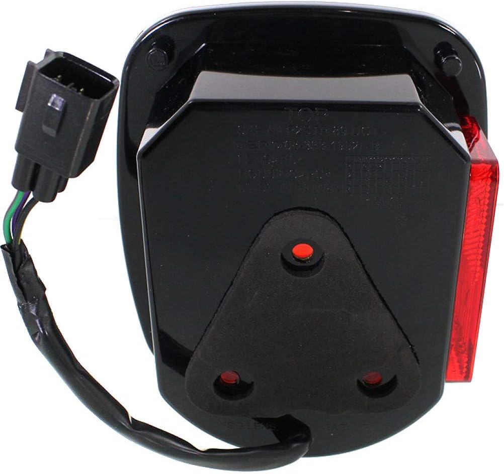 CarLights360 For Jeep Wrangler 1998-2006 Tail Light Assembly Driver Side CAPA Certified | CH2800161 | 56018649AD