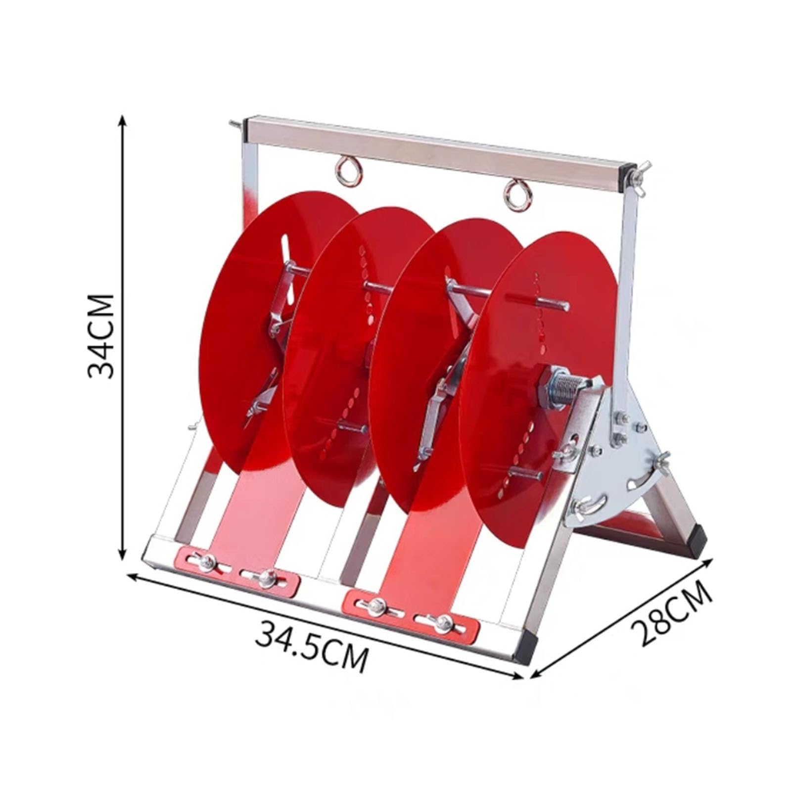 Dispensador de bobinas de Alta Resistencia, Soporte para Cables Ajustable, Adecuado para Aplicaciones eléctricas, industriales y comerciales, diseño de Doble rodamiento, diseño para múltiple