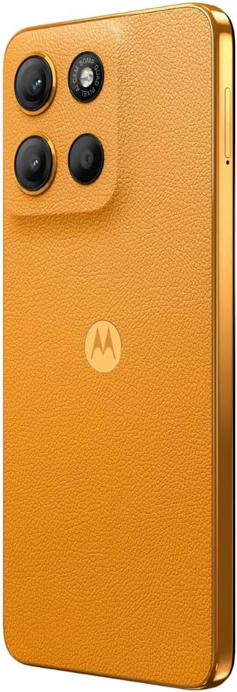 Motorola Moto G15 Dual-SIM 128GB ROM + 4GB RAM (GSM Only | No CDMA) Factory Unlocked 4G/LTE Smartphone (Sunrise Orange) - International Version