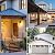 SHINE HAI Dusk to Dawn Outdoor Wall Lantern, Exterior Wall Sconce Fixture with E26 Base, Waterproof Wall Mount Light, Outdoor Lantern for Porch 2 Pack