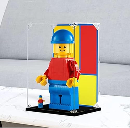 Vitrina acrílica compatible con Lego 40649 versión ampliada del modelo de coche Renzi, protección, a prueba de polvo, modelo de regalo,
