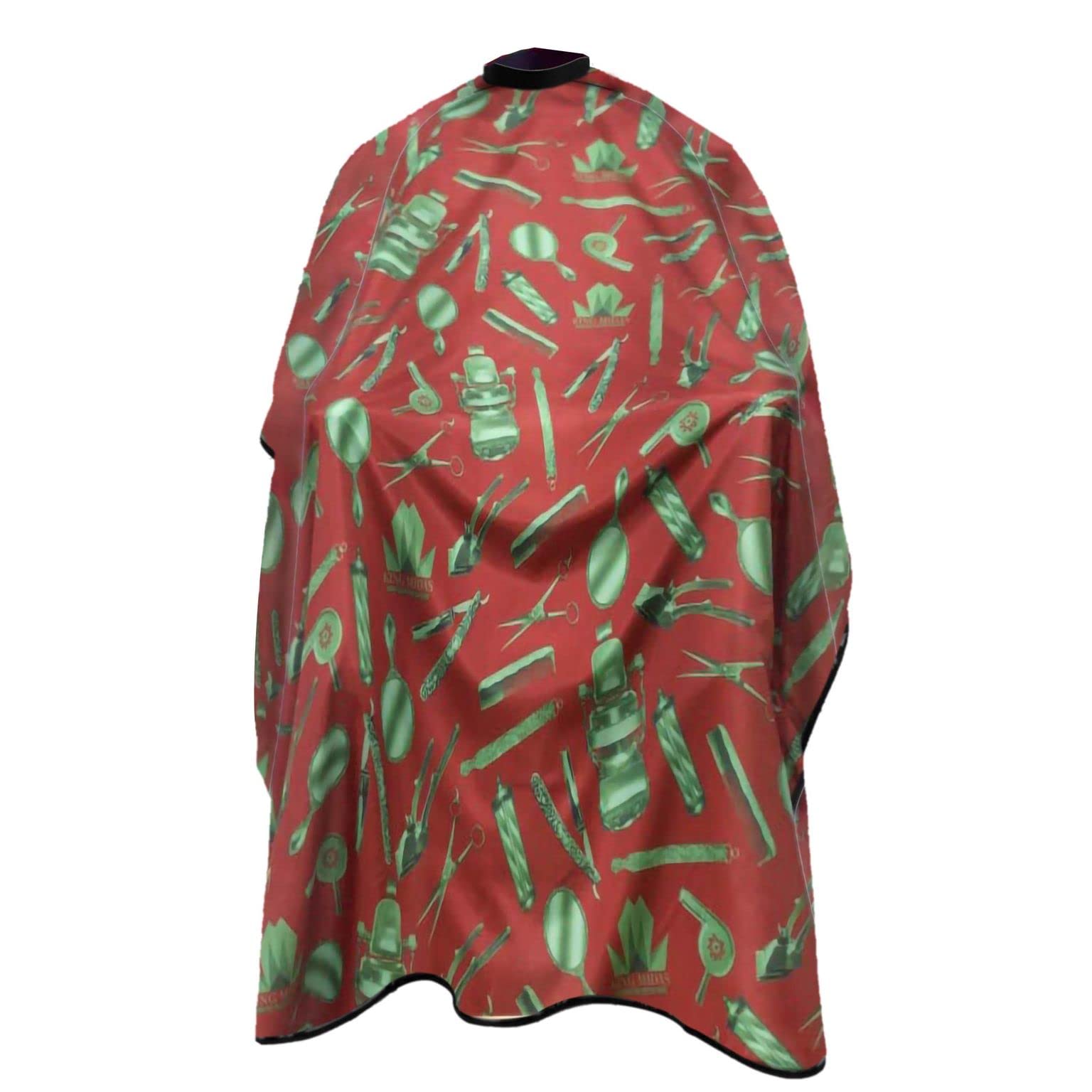 King Midas Vintage Barber Cape - Professional Salon Hair Cutting Cape with Snap Closure