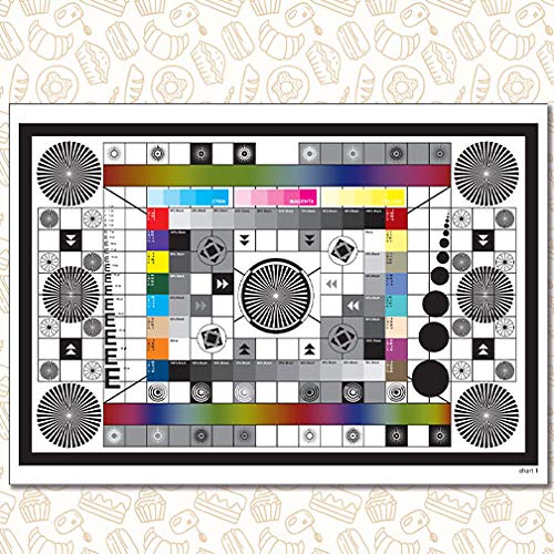 Price comparison product image "Auto Focus Lens Calibration Chart Micro Adjustment 1" Suitable for Nikon Canon Sony Panasonic Leica Pentax Olympus Samsung Fujifilm Konica Minolta Tamron Sigma Tokina Carl Zeiss Samyang Ricoh