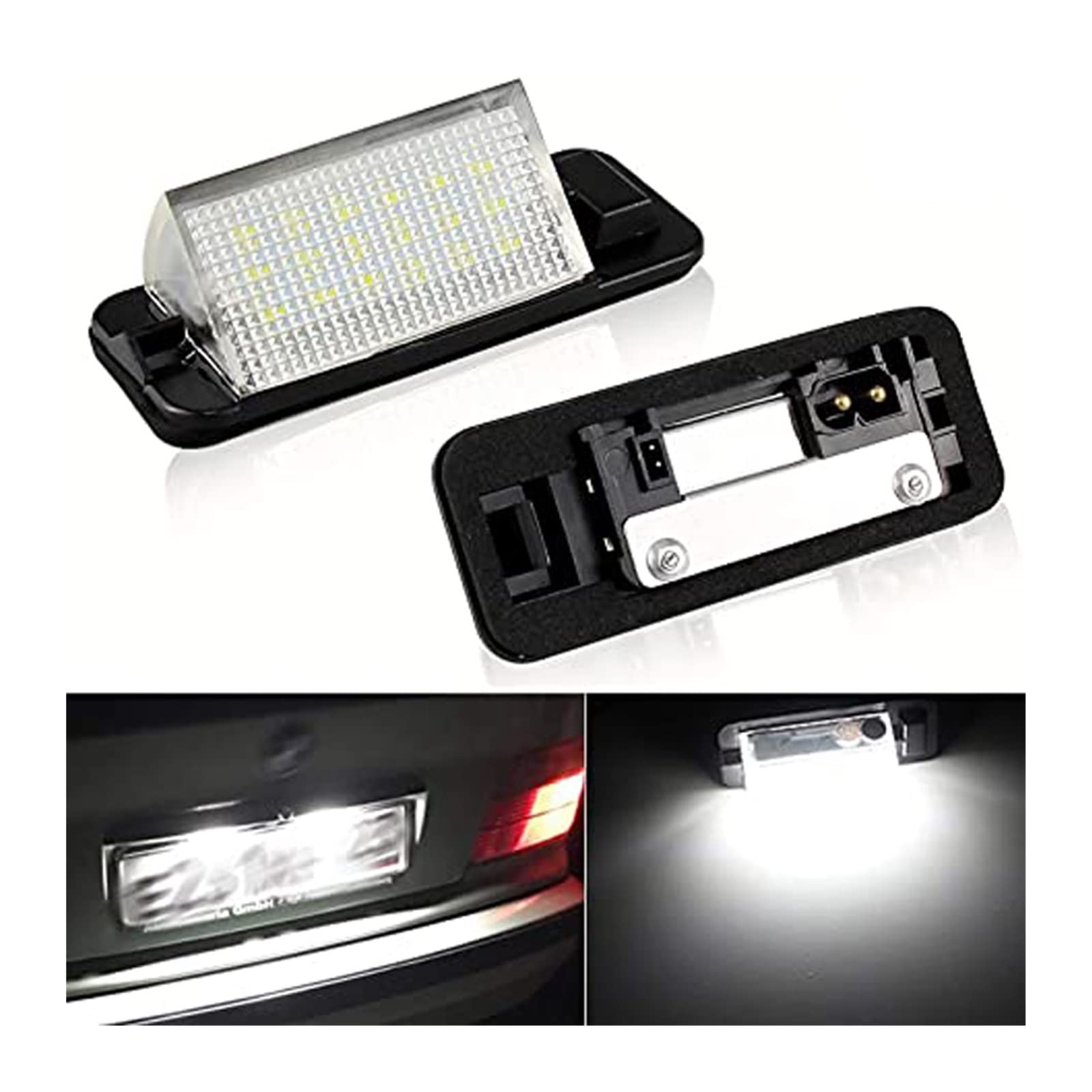 Luci targa per auto Lampadina Per Targa A - Per Auto Per E36 CANBUS Car 18SMD Luce Targa Per Scatola Di Coda