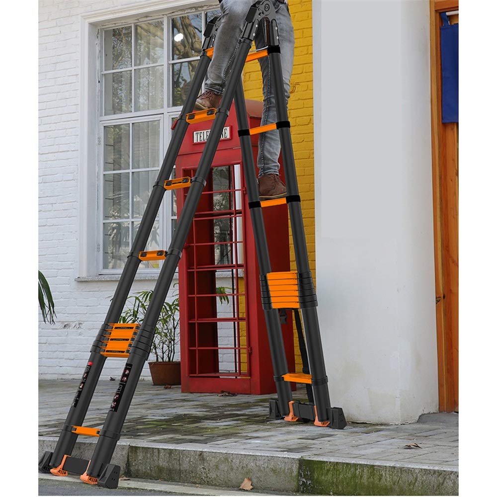 Amazon.co.jp: 伸縮脚立 ホーム用のアルミニウム延長折り畳み式