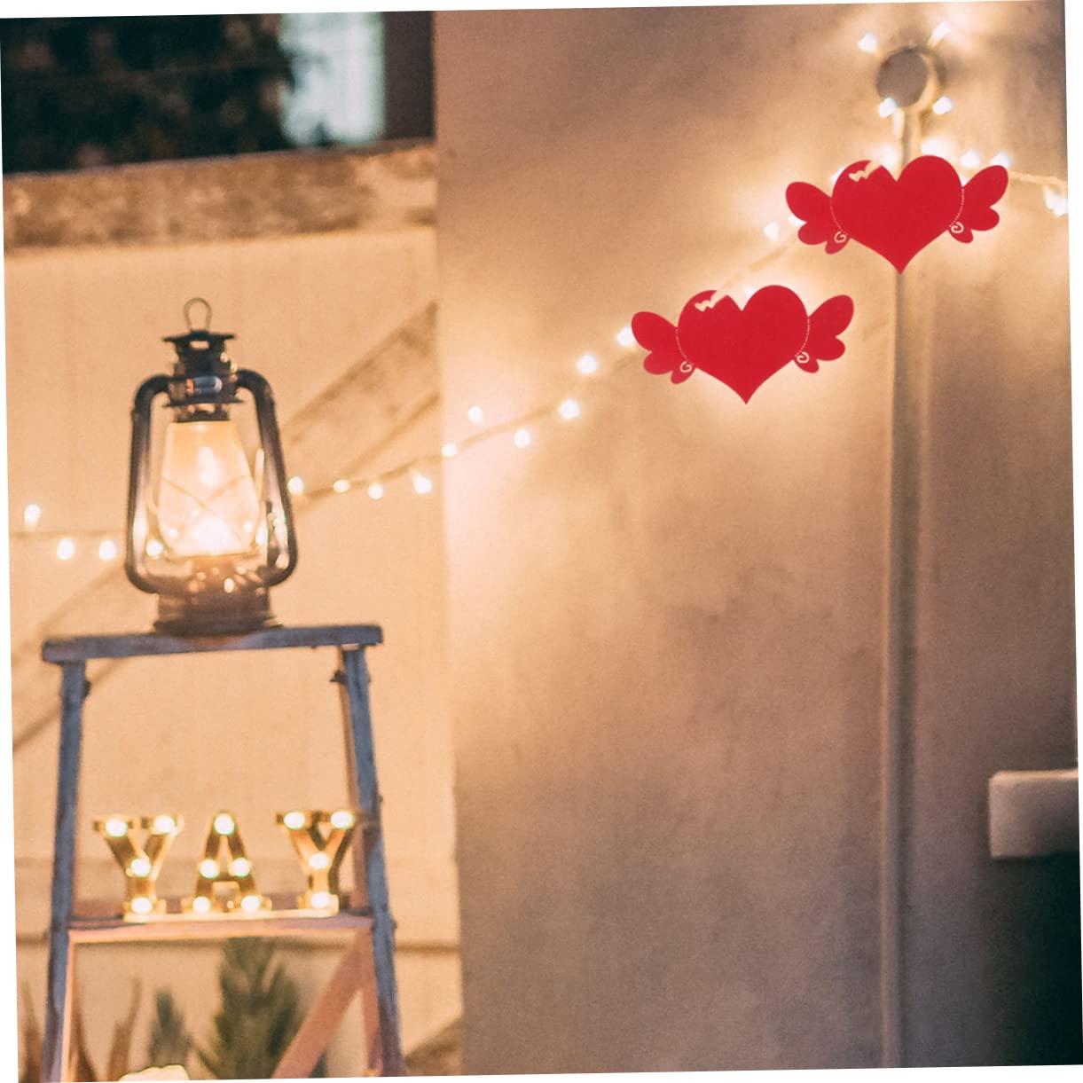 Gadpiparty 2 Sätze Liebe Wunschkarte Aufkleber Gold Einladung Leer Kleine Karten Mit Umschlägen Party Geschenkkarte Zum Valentinstag Hohle Herzetiketten Jubiläum Papier Rot 100 Stück * 2