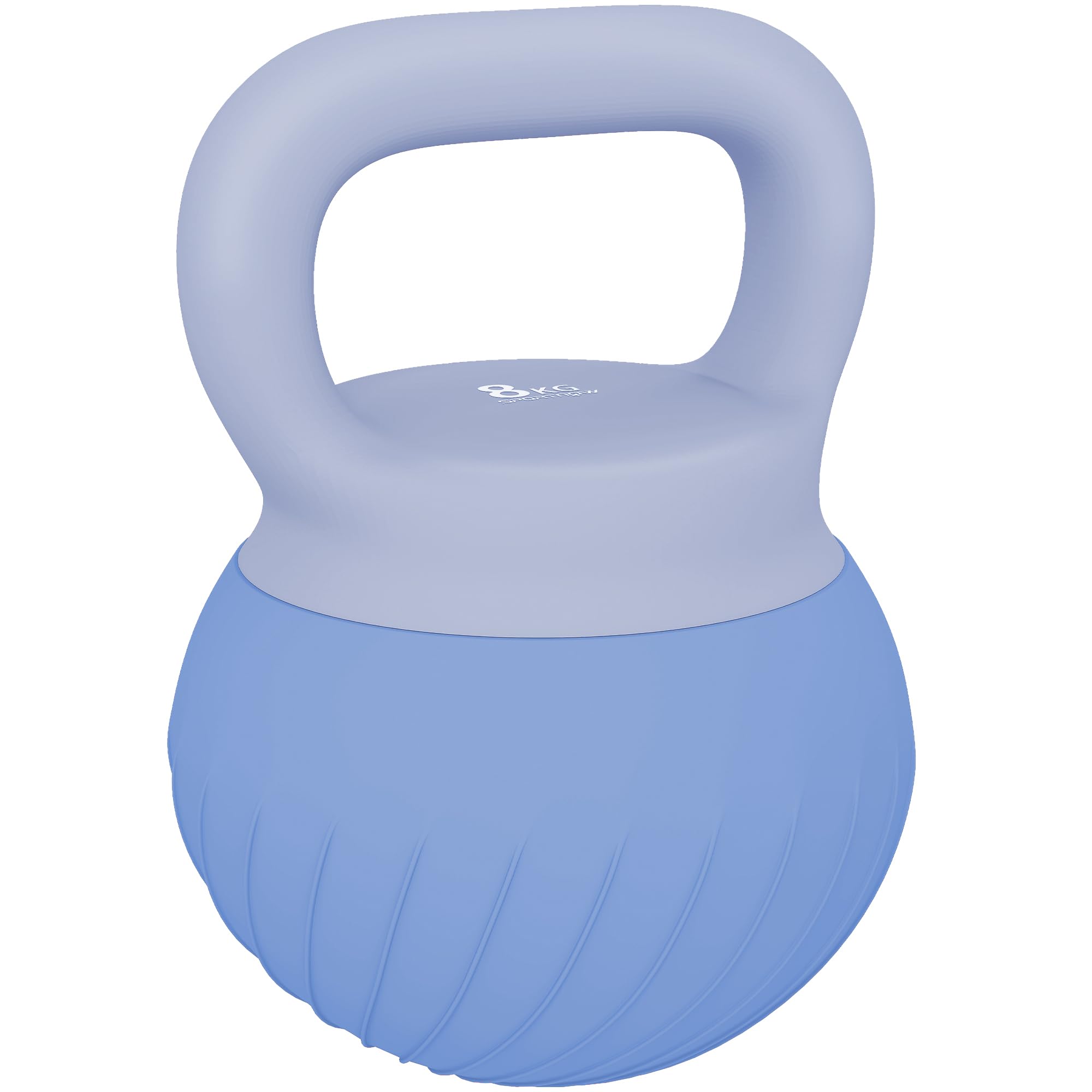 SPORTNOW Kettlebell 8 kg ergonomiczna antypoślizgowa rączka Niebieski | Hantel na siłownię, kulturystykę i trening