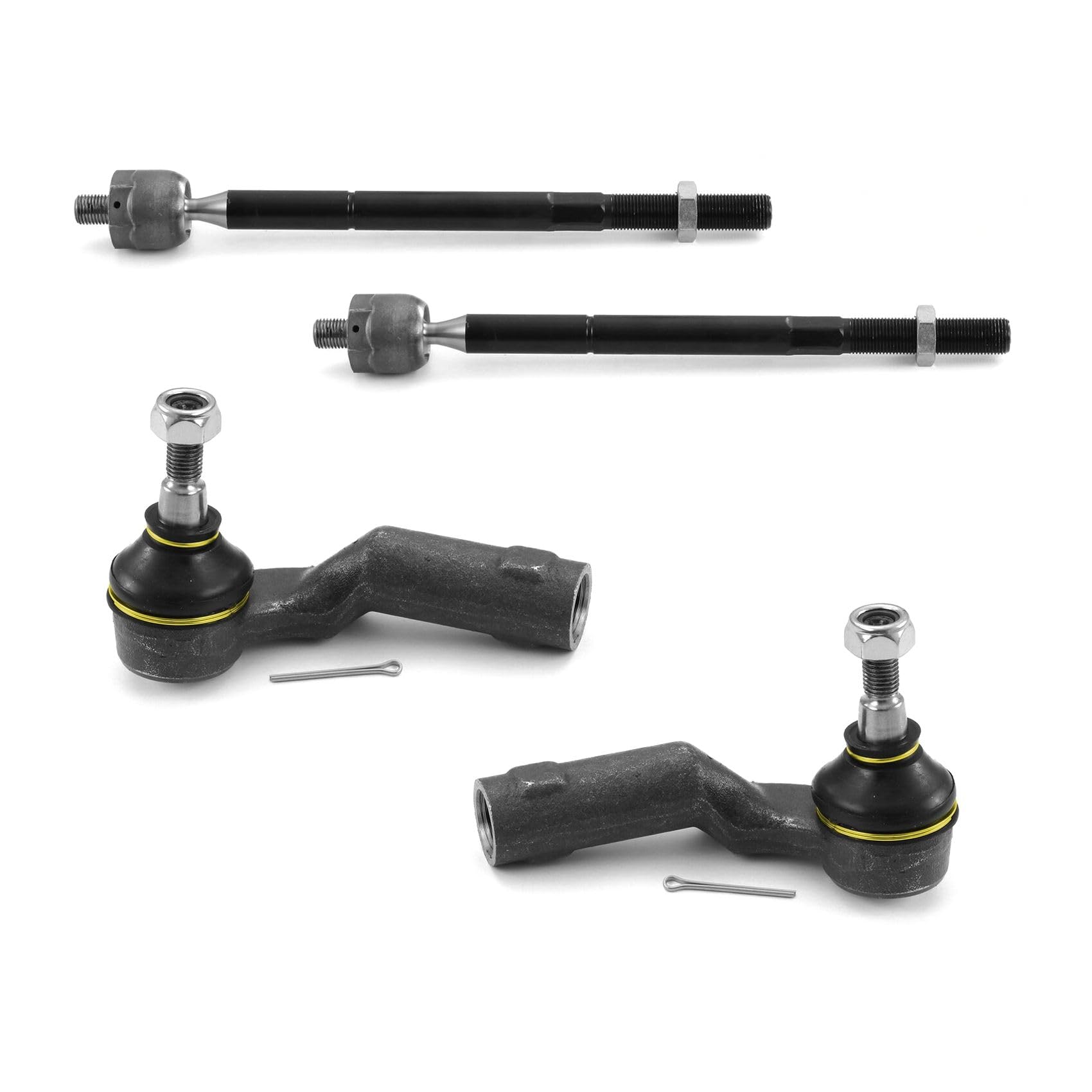 SCITOO Front Suspension Kit For Ford Escape Mazda Tribute 2005-2006 - 8pc Ball Joint & Tie Rod Set