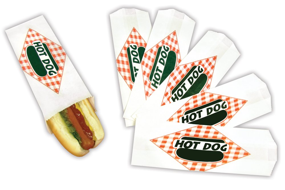 Hot Dog Paper Bag (1000 Bags Per Case)