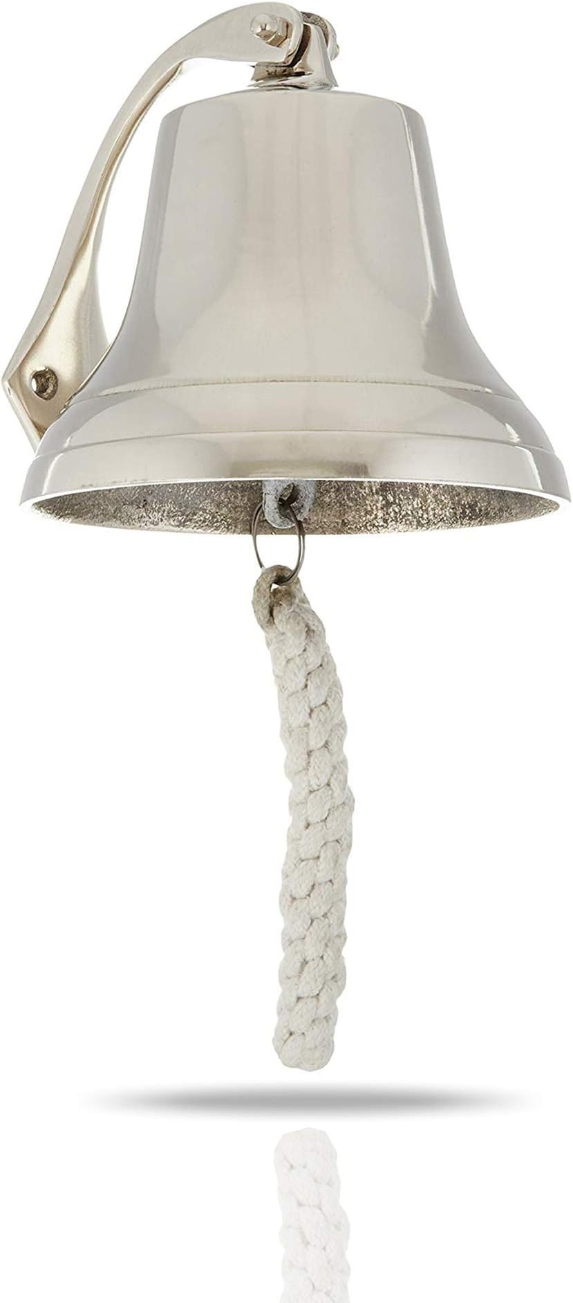 IOTC Hanging Wall Captain Ship Bell 5.5", Silver