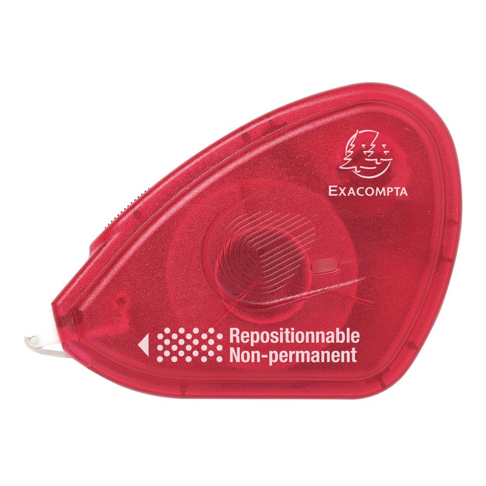 Exacompta Carton de 36 dérouleurs d'adhésif Double-Face repositionnable pour Photos 15 m