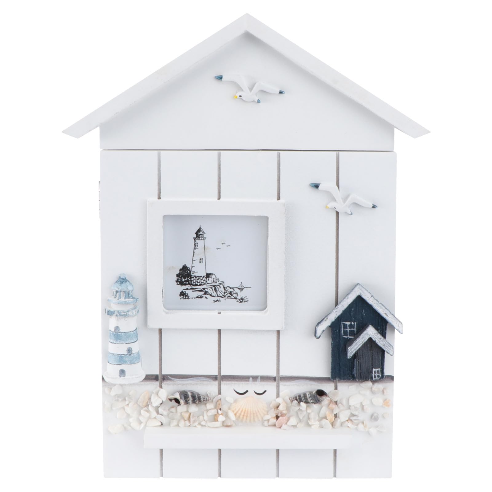 TOYANDONA Mediterrane Schlüsselkasten Wandhalterung Holz, Weihnachten Feier